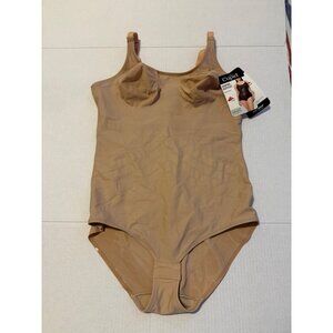 Cupid, Beige One Piece Bodysuit Shaper Size 2XL NEW